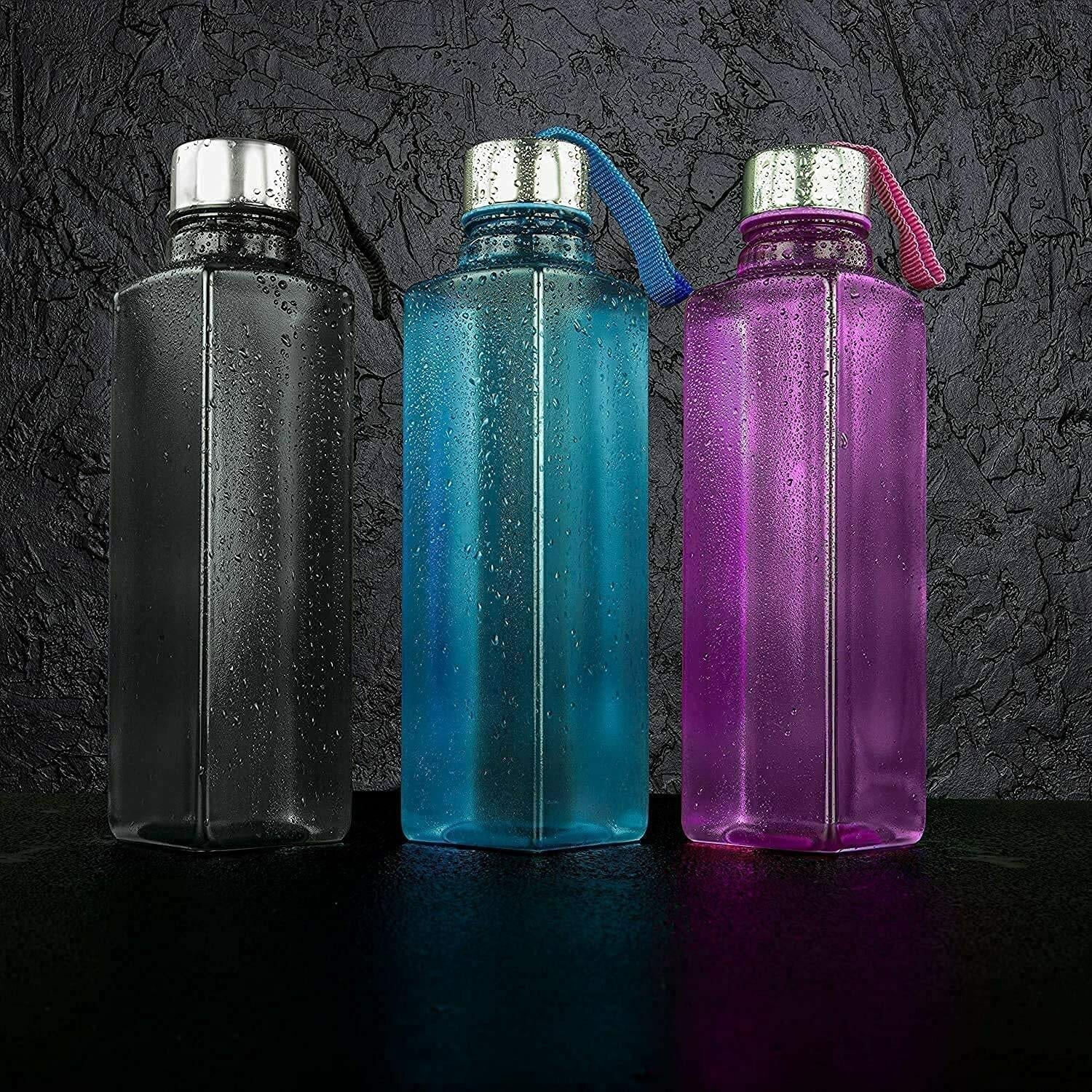 2669 3Pc Set Square Bottle 1000ml Used for storing water and beverages purposes for people. 2669 3Pc Set Square Bottle 1000ml Used for storing water and beverages purposes for people.